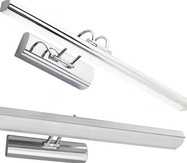 Kinkiet LED łazienkowy nad lustro 40 cm, 10 W, 900 lm, 4500 K, chrom