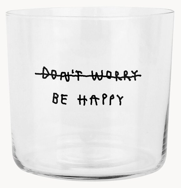 Szklanka Don't Worry Be Happy