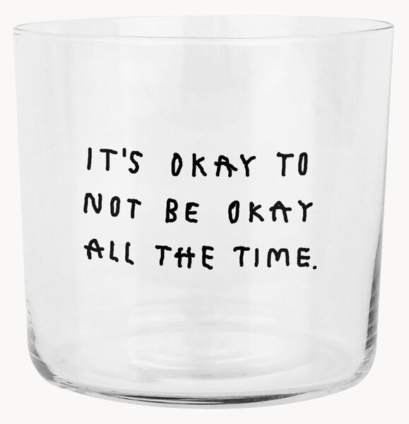 Szklanka It's Okay To Not Be Okay