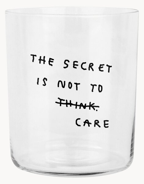 Szklanka The Secret Is Not To Care