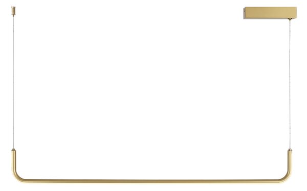 Patinar – Lampa liniowa wisząca LED 90 cm, 12W, 3000K, złoty