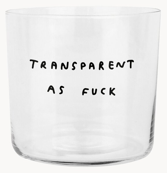 Szklanka Transparent As Fuck