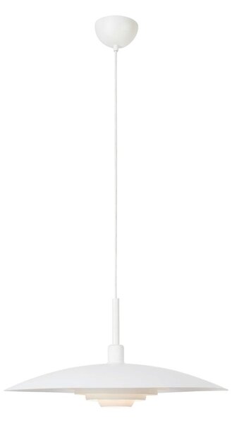 Biała lampa wisząca z metalowym kloszem ø 57 cm Piny – Markslöjd