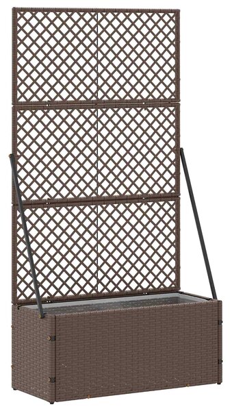 Osłona do treli ogrodowej Brązowy 70 x 30 x 135 cm Metal