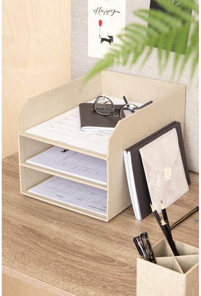 Kartonowy organizer na dokumenty Trey – Bigso Box of Sweden