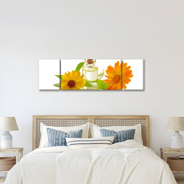 Obraz kwiatowego oleju (170x50 cm)