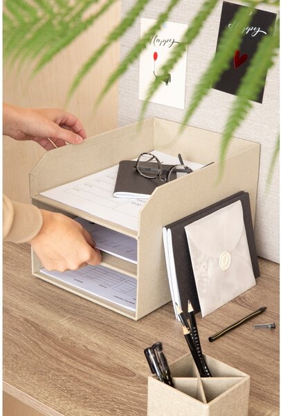 Kartonowy organizer na dokumenty Trey – Bigso Box of Sweden