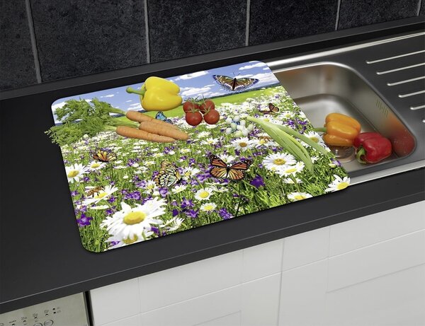 Płyta ochronna na ścianę przy kuchence ze szkła hartowanego 50x56 cm – Maximex