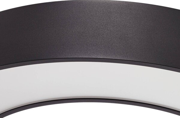 Lampa sufitowa LED Sharelyn Arcchio, możliwość ściemniania, czarny, kuchnia, aluminium, nowoczesny
