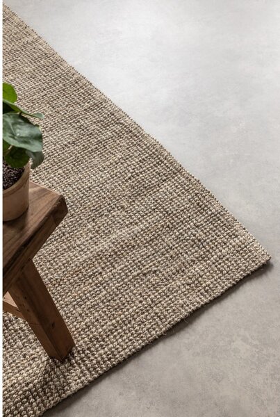 Szarobrązowy dywan z juty 60x90 cm Bouclé – Hanse Home