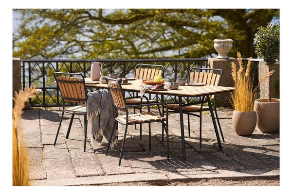 Niebieski koc z bawełny z recyklingu 130x180 cm Izmir – House Nordic