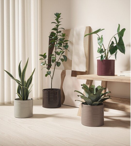 Ceramiczna ręcznie wykonana osłonka na doniczkę ø 18 cm Fortuna – Artevasi