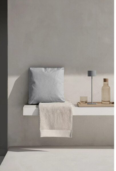 Kremowe ręczniki z bawełny organicznej frotte zestaw 2 szt. 30x50 cm Riva – Blomus