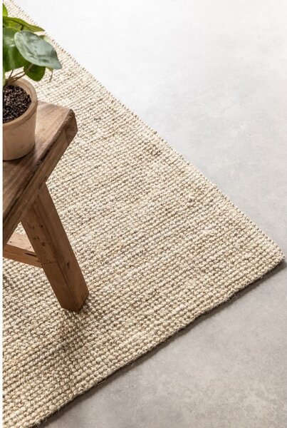 Kremowy dywan z juty 80x150 cm Bouclé – Hanse Home