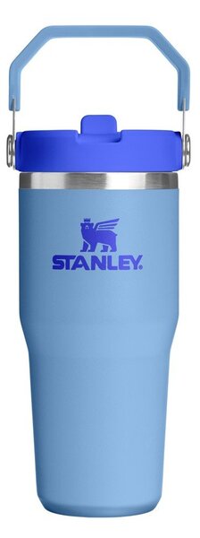 Niebieski termos ze stali nierdzewnej 410 ml IceFlow™ Flip Straw 2.0 Tumbler Blue Sky – Stanley