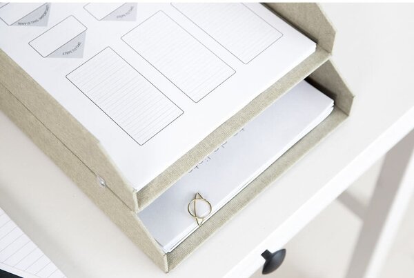 Kartonowe organizery na dokumenty zestaw 2 szt. Hakan – Bigso Box of Sweden