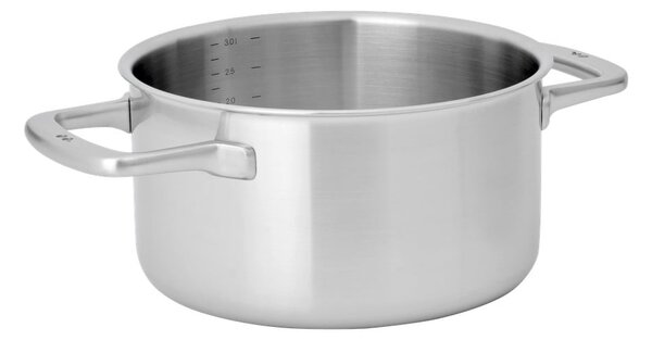 Garnek ze stali nierdzewnej z pokrywką odpowiedni na indukcję 3 l Lucca 3.0 – FABINI