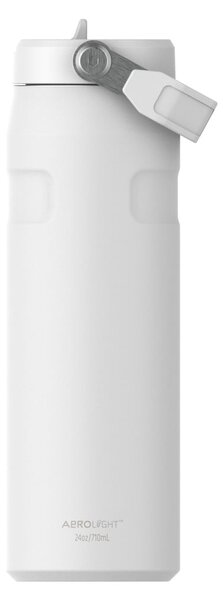 Biały termos ze stali nierdzewnej 700 ml IceFlow™ Bottle Flip Straw 2.0 Frost – Stanley