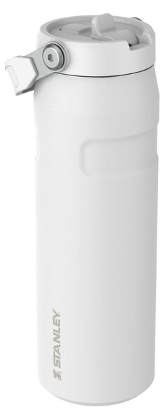 Biały termos ze stali nierdzewnej 700 ml IceFlow™ Bottle Flip Straw 2.0 Frost – Stanley