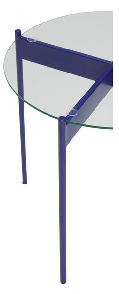 Okrągły stolik ze szklanym blatem ø 45 cm Beam – Hübsch
