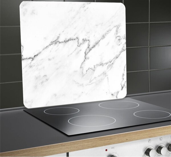 Płyta ochronna na ścianę przy kuchence ze szkła hartowanego 50x56 cm Marble – Wenko