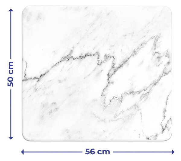 Płyta ochronna na ścianę przy kuchence ze szkła hartowanego 50x56 cm Marble – Wenko