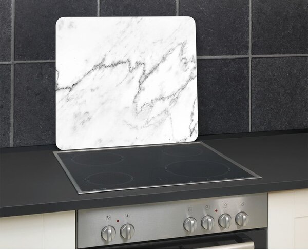 Płyta ochronna na ścianę przy kuchence ze szkła hartowanego 50x56 cm Marble – Wenko