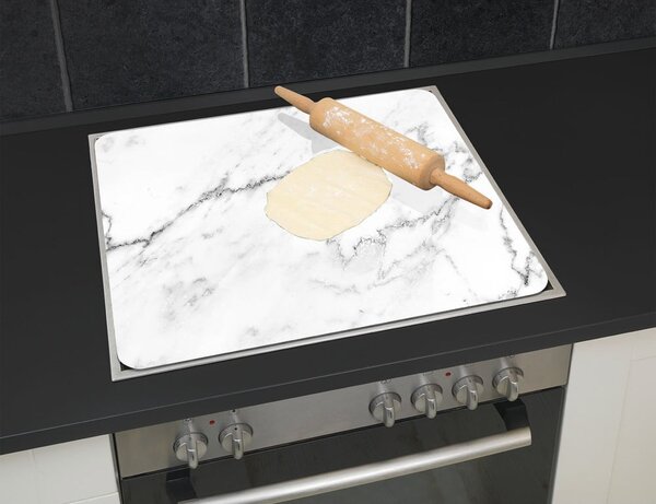 Płyta ochronna na ścianę przy kuchence ze szkła hartowanego 50x56 cm Marble – Wenko