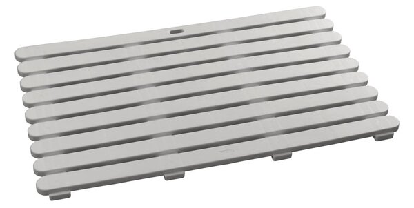 Beżowy plastikowy dywanik łazienkowy 50x80 cm – Wenko