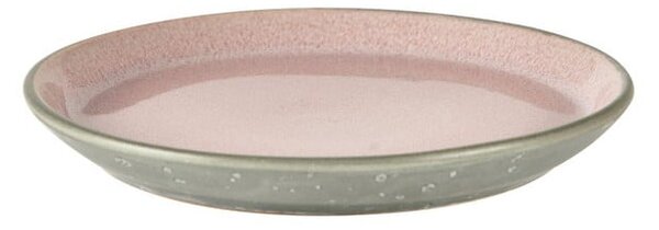 Różowy/szary kamionkowy talerz deserowy ø 17 cm Gastro Grey/Light Pink – Bitz