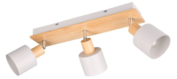 Biało-naturalna lampa punktowa ø 9 cm Shanti – Trio