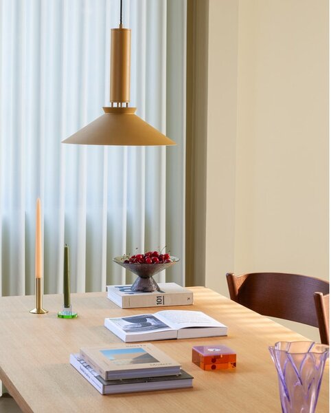 Pomarańczowa lampa wisząca ø 40 cm Coney – Hübsch