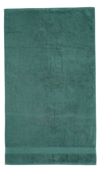 Ciemnozielony bawełniany ręcznik frotte 50x85 cm Anti-Bacterial – Catherine Lansfield