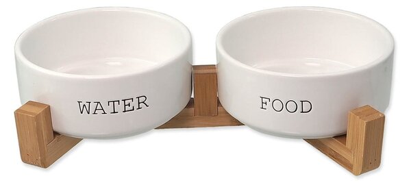 Zestaw ceramicznych misek dla psów ze stojakiem ø 13 cm Dog Fantasy – Plaček Pet Products