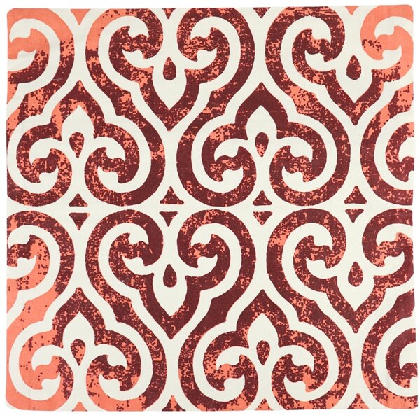 Poszewka na poduszkę ORIENTAL 45x45 cm, bordowa