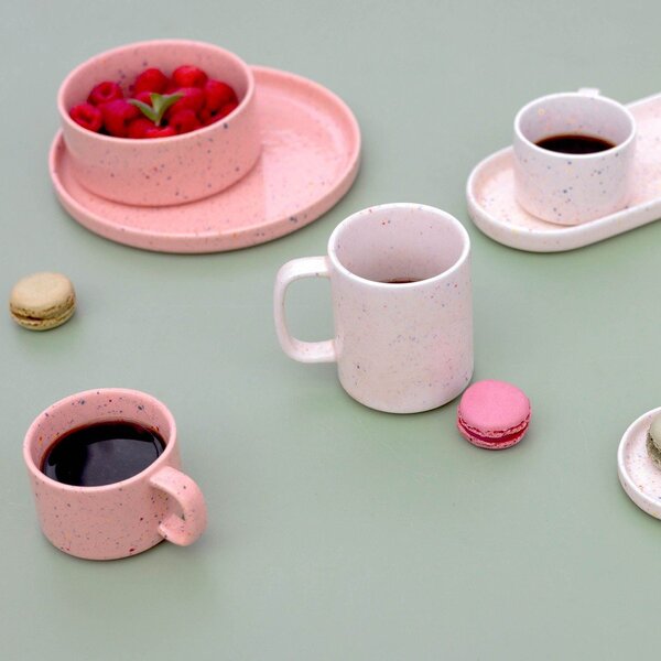Beżowa porcelanowa filiżanka 170 ml Fika – ONA
