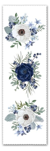Bieżnik 40x130 cm Blue Rose – Minimalist Cushion Covers