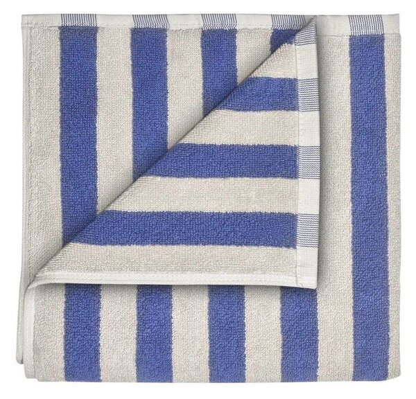 Niebiesko-kremowe ręczniki z bawełny organicznej frotte zestaw 2 szt. 30x50 cm Arto – Blomus