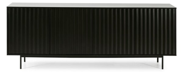 Czarna niska komoda 211x80 cm Sierra – Teulat