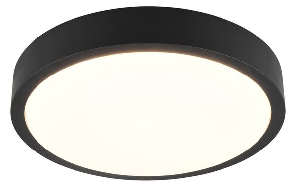 Czarna lampa sufitowa LED ø 40 cm Iseo – Trio