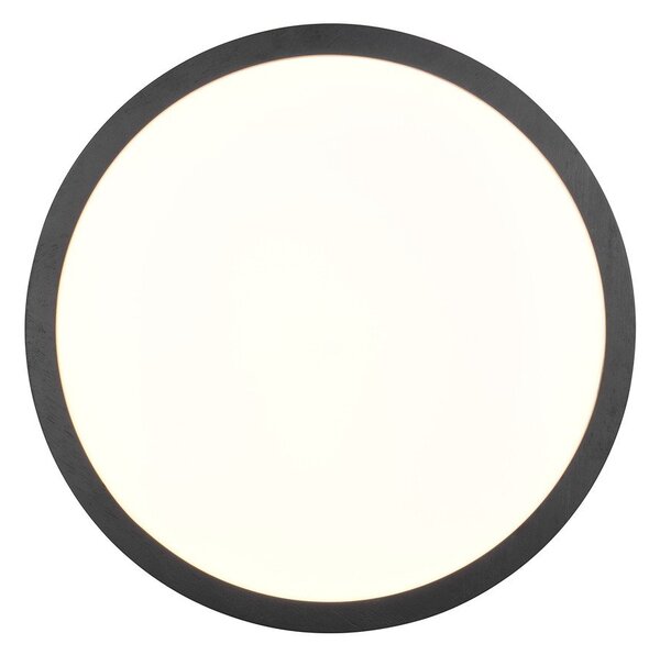 Czarna lampa sufitowa LED ø 40 cm Iseo – Trio