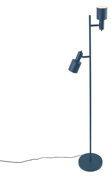 Nowoczesna lampa podłogowa niebieska 2-źródła światła - Stijn