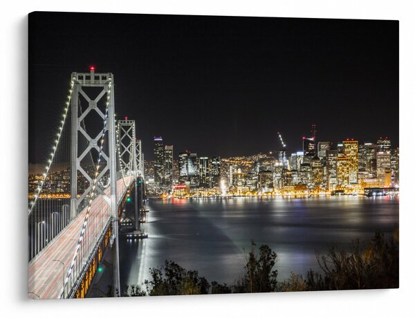 Obraz Brooklyn Bridges i Nowego Jorku (70x50 cm)