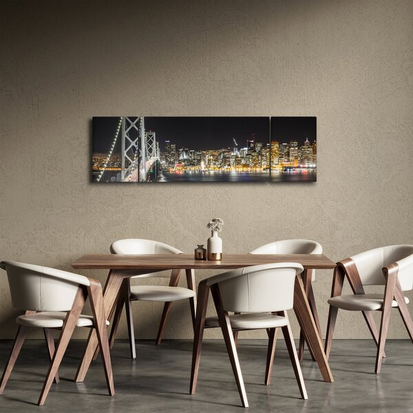 Obraz Brooklyn Bridges i Nowego Jorku (170x50 cm)