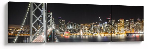 Obraz Brooklyn Bridges i Nowego Jorku (170x50 cm)