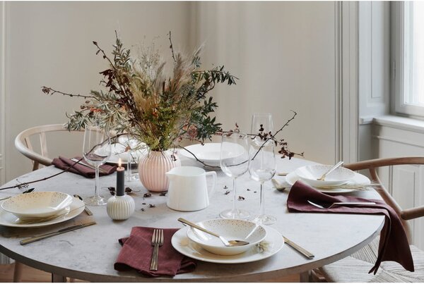 Biały porcelanowy świecznik Kähler Design Hammershoi, ⌀ 7,5 cm