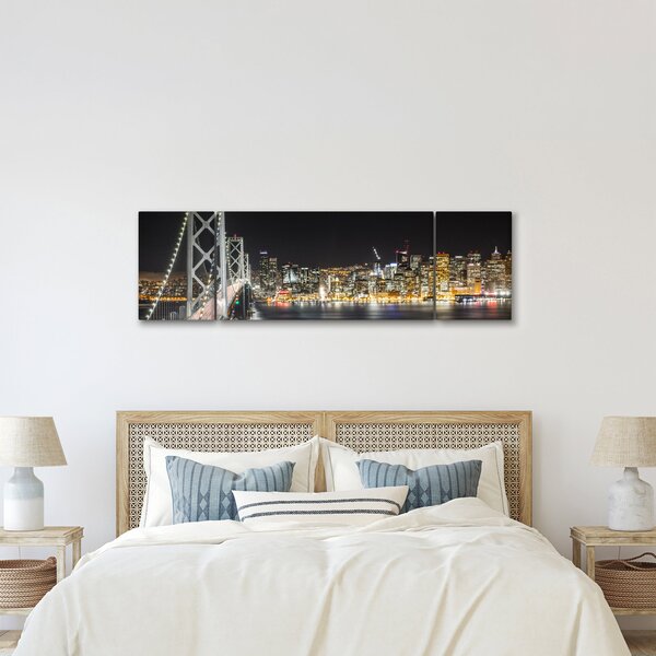 Obraz Brooklyn Bridges i Nowego Jorku (170x50 cm)