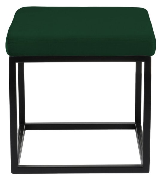 Ławka Pufa Linda Cube, do przedpokoju, metalowa, loftowa, tapicerowana, loftowa, loft, stylowa