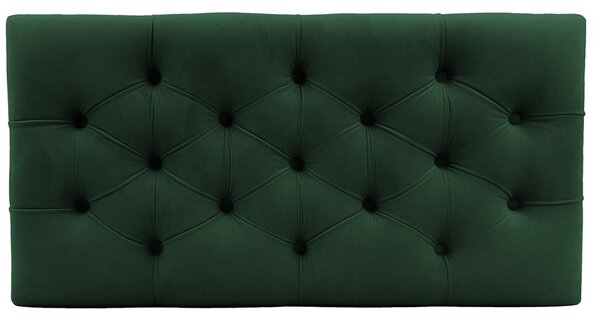 Ławka pufa Linda Chesterfield 45x90, do przedpokoju, pikowane siedzisko, czarny stelaż, pufa do przedpokoju, dwuosobowa