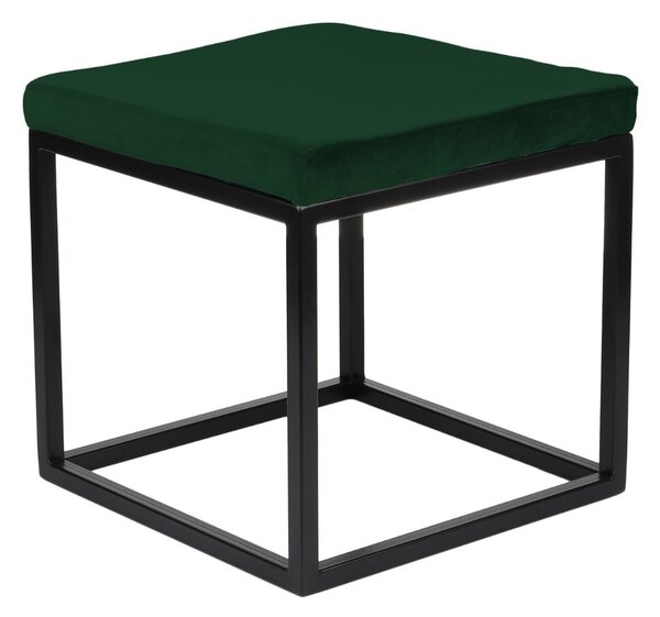 Ławka Pufa Linda Cube, do przedpokoju, metalowa, loftowa, tapicerowana, loftowa, loft, stylowa